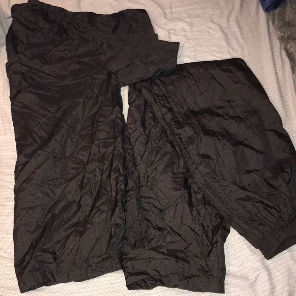 2pc black grooming smock set